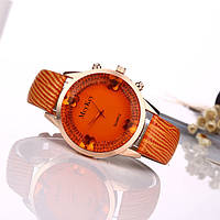 Годинник наручний жіночий Quartz orange (hub_mjipa1) NC, код: 2579661