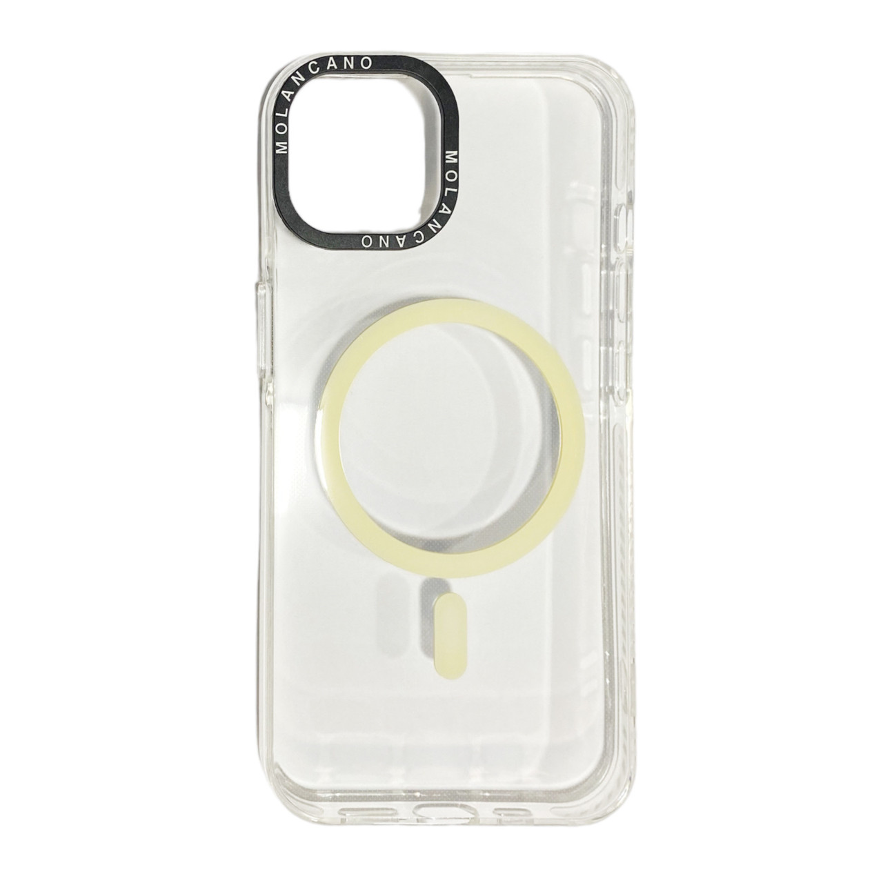 Чохол-накладка Molan Cano Силікон MagSafe для Apple iPhone 13 (clear)