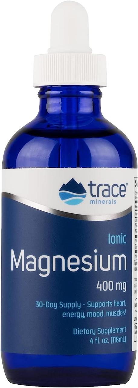 Магній іонний рідкий 400 мг 118 мл / Ionic Magnesium, Trace Minerals