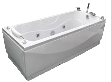 Гідромасажна ванна акрилова Iris TA-206 R 1680х850х620, фото 2