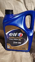 Elf Evolution full-tech FE 5W-30 5 л, моторное масло