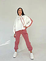 Спортивный костюм женский трехнитка на флисе + мех Тедди 42-44/44-46 (5 цв.) "BUTIK" от прямого поставщика