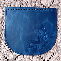 Клапан для сумки. "Фея". Цвет "Василек".