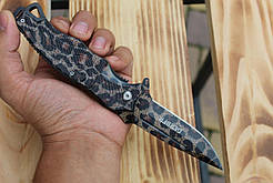 Ніж складний Леопард з чохлом 23см