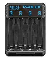 Зарядное устройство автоматическое Rablex RB403 на 4 AA/AAA R3/R6 1.2V