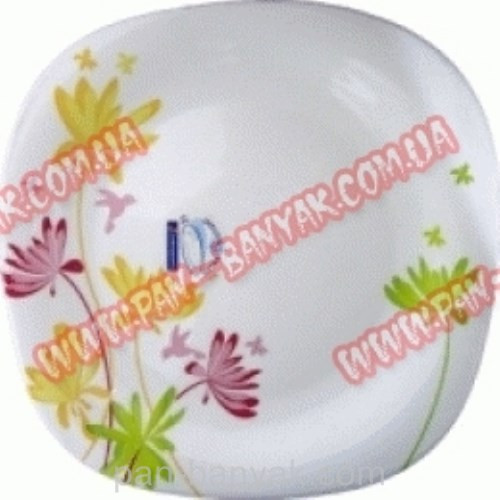 Тарілка глибока Luminarc Crazy Flowers d21 см скло (8044)