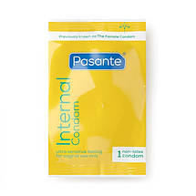 Презервативи для жінок безлатексні Pasante Internal 1 шт контрацептиви жіночі, фото 2
