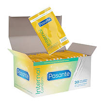 Презервативи для жінок безлатексні Pasante Internal 1 шт контрацептиви жіночі, фото 3