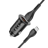 Автомобильное зарядное устройство Hoco NZ1 36W QC3.0 USB на Micro-USB Черный NC, код: 7824096