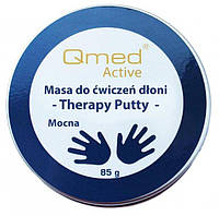 Пластичная масса для реабилитации ладони Qmed Therapy Putty Strong сильная EM, код: 6611438
