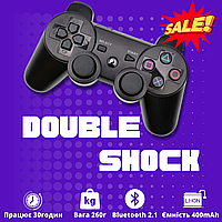 Bluetooth джойстик аккумуляторный DoubleShock 3 для игровых приставок черный