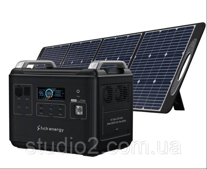 Сонячна панель Solar P200+ Зарядна станція F1200
