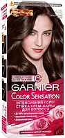 Стійка крем-фарба для волосся Garnier Color Sensation інтенсивний колір 4.03 Золотистий топаз 110 мл