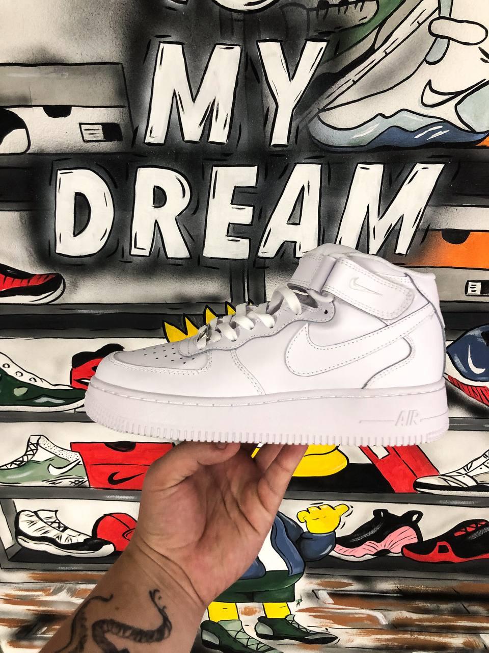 Nike Air Force 1 Classic High White Premium 36 37