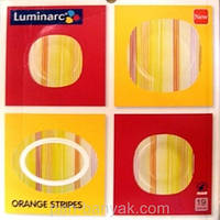 Набір склянок високих Luminarc Carine Orange Stripes 6 штук 270 мл скло (1964)