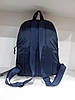 Міський рюкзак легкий для прогулянок синій із кишенею зовні на один відділ спортивний Dolly 845, фото 5