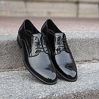 Лаковані туфлі на шнурівці хорошее качество кроссовки и кеды хорошее качество Размер 42