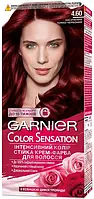 Стійка крем-фарба для волосся Garnier Color Sensation 4.60 Інтенсивний темно-червоний 110 мл