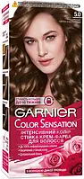 Стійка крем-фарба для волосся Garnier Color Sensation 5.0 Сяючий світло-каштановий 110 мл