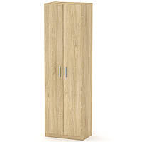 Узкий шкаф для спальни Компанит Шкаф-11 дуб сонома NC, код: 6540740