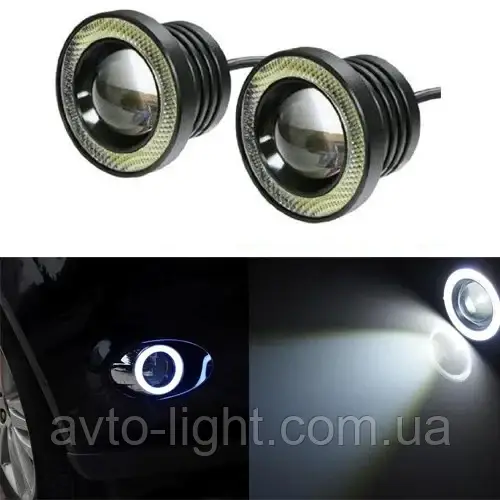 Противотуманки LED с АГ диам 76мм (2шт)