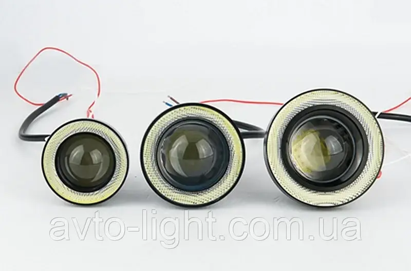 Противотуманки LED с АГ диам 89мм (2шт)