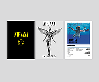 Набор постеров Nirvana / Нирвана / Курт Кобейн