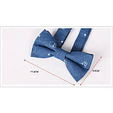Краватка метелик Gofin Синя З Черепом Bkb-2801 SC, код: 7474699, фото 2