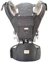 Хіпсіт Ерго-рюкзак кенгуру-переноска Treppy 12 в 1 20 кг Світло-сірий (n-10112) NC, код: 7791259