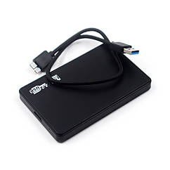 DR Кишеня 2,5"корпус пластик, бренд USB3.0 SATA, Black