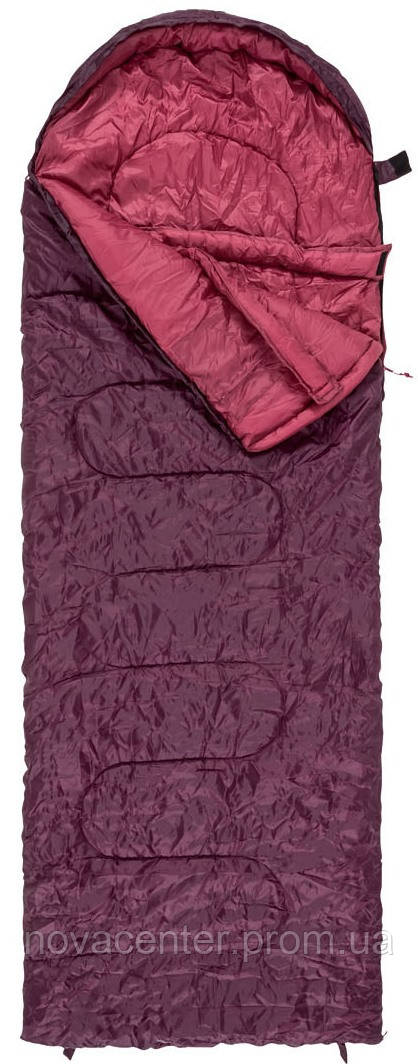 Cпальный мешок одеяло с капюшоном весна осень -0.5C Rocktrail Бордовый (100345493002) NC, код: 7690557 - фото 2 - id-p1966955502