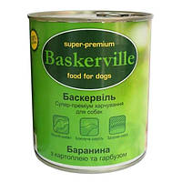 Влажный корм для собак Baskerville Баранина с картофелем и тыквой 800 г (4250231596728) SX, код: 7995074