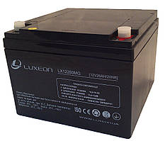 Акумулятор мультигелевий Luxeon LX12260MG 12 V 26 Ah