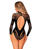 Боди с рукавами Obsessive B135 teddy S/M/L, фото 3