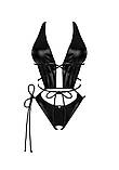 Боді вінілове Obsessive Cordellis crotchless teddy O/S, фото 6