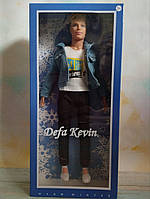 Модный мужчина кукла Кен Дефа размер 30 см зима - осень парень в пальто в джинсах