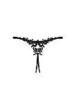 Трусики, Celia Noir crotchless thong Obsessive XS/S, фото 6