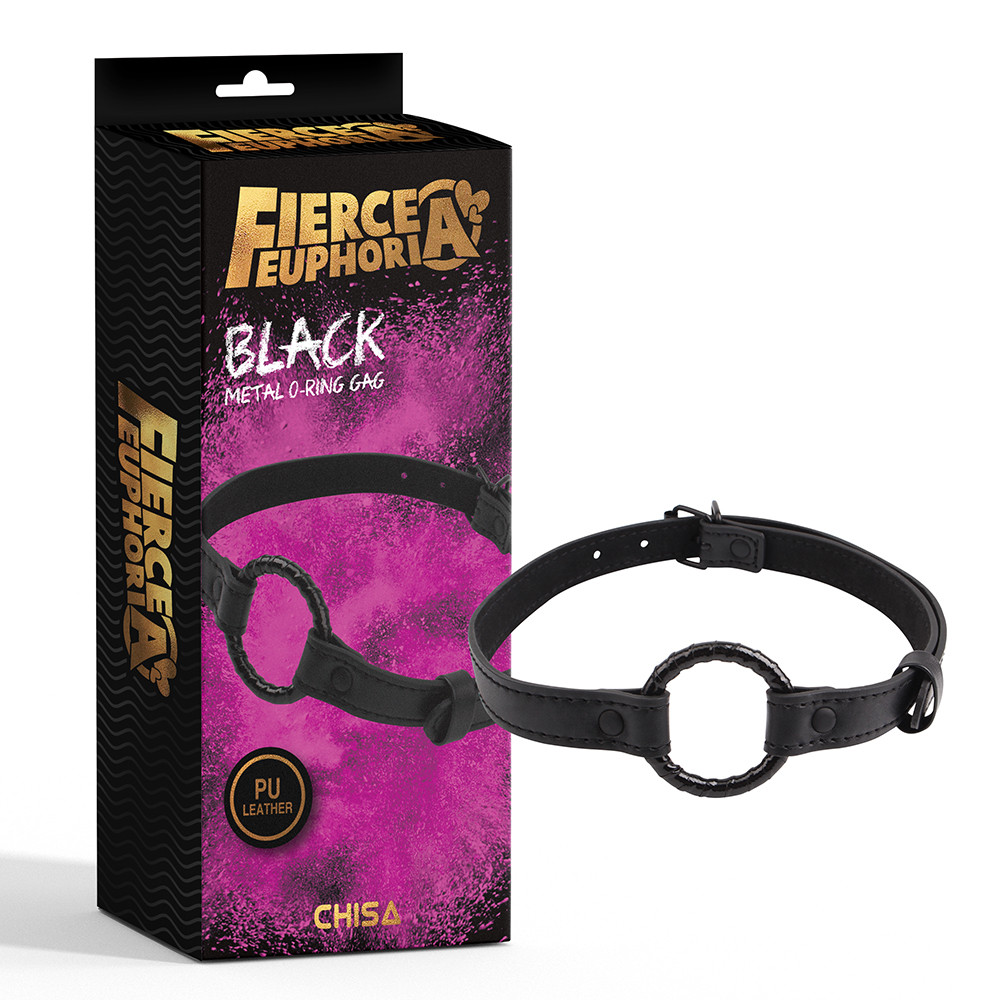 Капелюх кільце Black Metal O-Ring Gag Fierce Euphoria Chisa