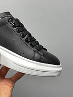 Alexander McQueen Low Black White v2 хорошее качество кроссовки и кеды хорошее качество Размер 36