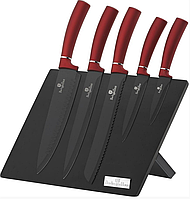 Набір ножів Berlinger Haus Metallic Line Burgundy Edition 6 пр (BH-2519) NC, код: 7928592