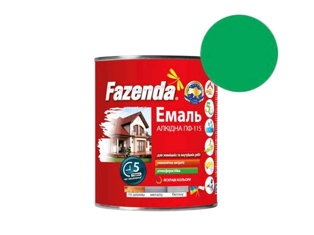 Емаль алкідна ПФ-115 Світло-зелений 0,9кг ТМ FAZENDA