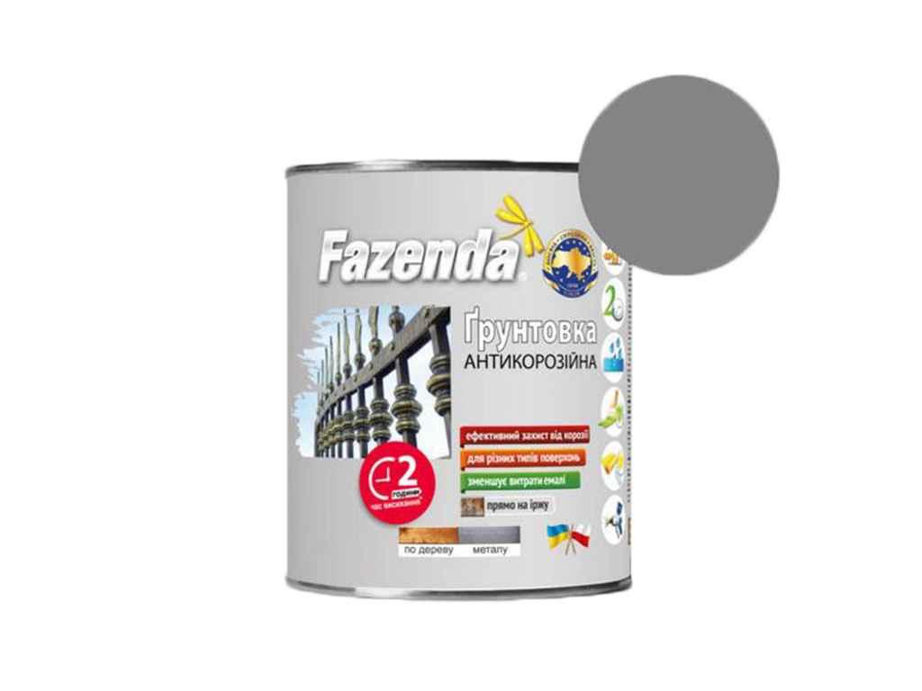 Грунтовка алкідна Сірий 2,8кг ГФ-021 ТМ FAZENDA, фото 1