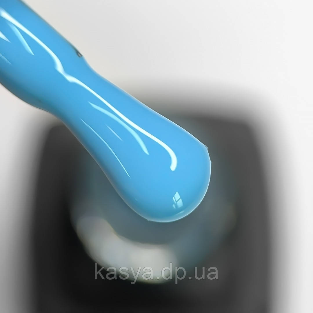 Гель лак MOON FULL Breeze Color Gel Polish New № 417, яскраво-блакитний емаль 8 мл