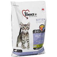 Сухий супер преміумкорм для кошенят 1st Choice Kitten Healthy Start курка 5.44 кг (6567229005 NC, код: 7764931