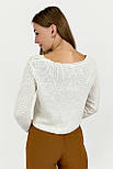 Укорочений джемпер Pull & Bear 5558/305/712 молочний L, фото 6