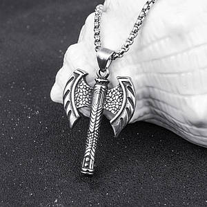 Підвіска, Кулон, Ланцюжок на шию, унісекс, Ангел із титанової сталі 60 см