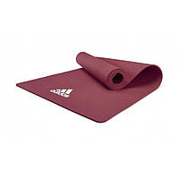 Коврик для йоги Yoga Mat Adidas ADYG-10100MR, красный 176 х 61 х 0,8 см, World-of-Toys