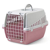 Переноска для собак і котів Savic Trotter 2 56х37,5х33 см Світло-сірий рожевий (5411388326173 NC, код: 7937354