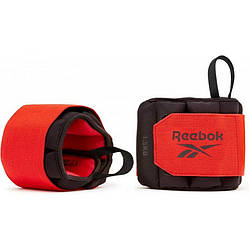 Обважнювачі зап'ястя Flexlock Wrist Weights Reebok RAWT-11262 чорний, червоний 1.5 кг, Land of Toys