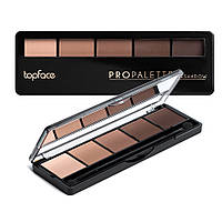 TopFace тени для век 5-цветные "Pro Palette Eyeshadow" PT501 №19